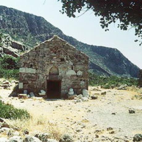 Agios Kirikos Church near the beach in Lissos, LISSOS (Ancient city) PELEKANOS