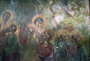 A fresco in Agios Georgios Church in Koustogerako KOUTSOGERAKO (Settlement) ANATOLIKO SELINO