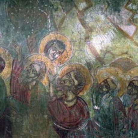 A fresco in Agios Georgios Church in Koustogerako, KOUTSOGERAKO (Settlement) ANATOLIKO SELINO