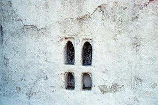 A window in Michael Archangelos Church, Meskla MESKLA (Village) MOUSSOURI