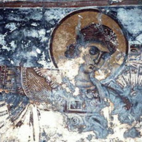 A fresco in the Panagia Church, Kissos, KISSOS (Village) LAMBI