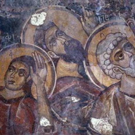 A fresco in Astratigos Church in Kardaki, KARDAKI (Settlement) SYVRITO