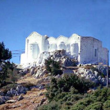 The four-aisled church atop Mount Youktas, VATHYPETRO (Settlement) HERAKLIO