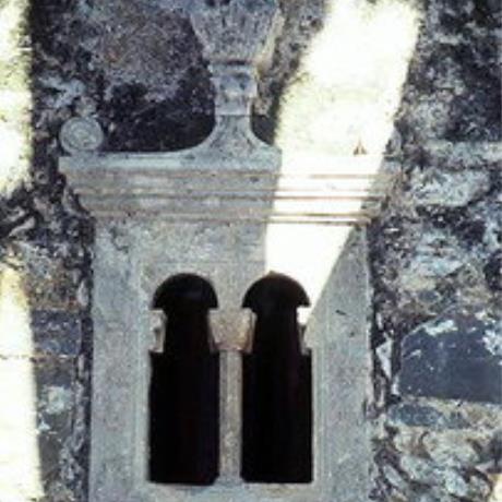 A window in Agia Ekaterini Church in Voulismeni, VOULISMENI (Village) NEAPOLI