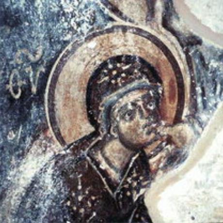 A fresco in the Rotunda in Episkopi, EPISKOPI (Village) CHANIA