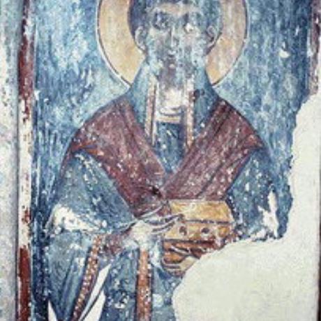 A fresco in the 14C church of the Panagia in Demblohori, Mourne, MOURNE (Village) LAMBI