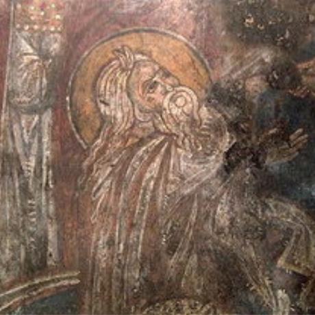 A 13C fresco by Ioannis Pagomenos in the Panagia Church, Alikambos, ALIKAMBOS (Village) KRYONERIDA