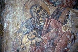 A fresco in Agia Irini Church in Kournas KOURNAS (Village) GEORGIOUPOLI
