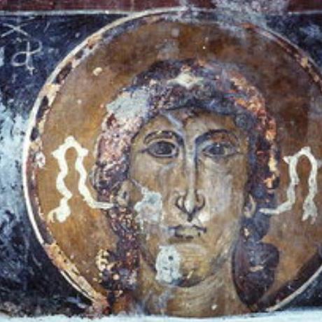 A fresco in Agios Nikolaos Church in Elenes, ELENES (Village) SYVRITO