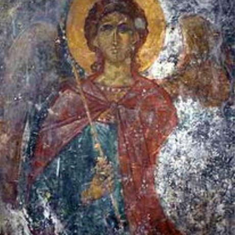 A fresco in Agii Apostoli Church in Andromili, Lithines, LITHINA (Village) MAKRYS GIALOS