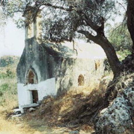 The Byzantine church of Agios Georgios near the Roman ruins, Nopigia, NOPIGIA (Settlement) MYTHIMNA