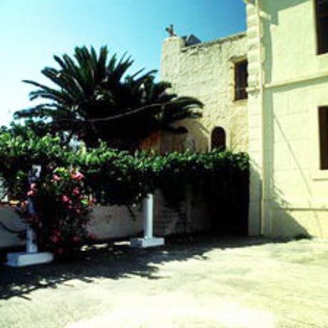 The courtyard in the Apezanon Monastery, MONI APEZANON (Monastery) MIRES