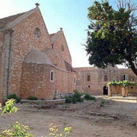 Moni Arkadiou, the monastery's thick, high walls turned it into a rebels' centre during the Cretan revolutionary war, MONI ARKADIOU (Monastery) RETHYMNO