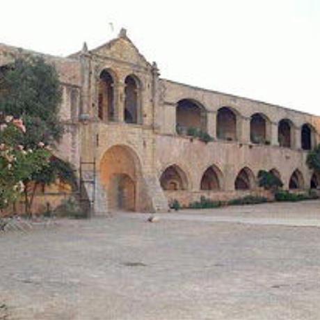 Moni Arkadiou, the entrance and the interior courtyard of the monastery, MONI ARKADIOU (Monastery) RETHYMNO