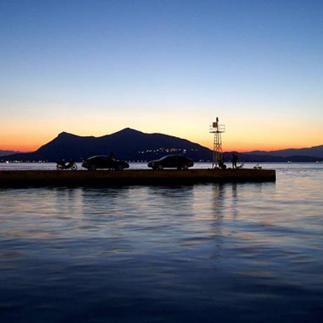 Evening view of the harbour, EDIPSOS (Small town) EVIA