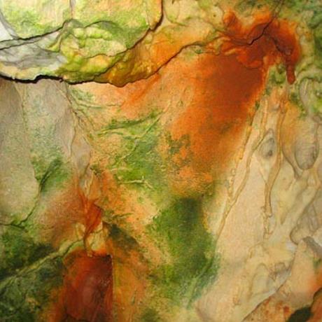 Colorfull rocks at the Vlychada cave, DIROS (Village) LACONIA