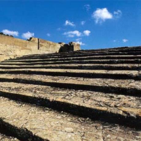 Paistow, ancient theater. Built in 2000 BC and repaired in 1700 BC , FESTOS (Minoan settlement) HERAKLIO