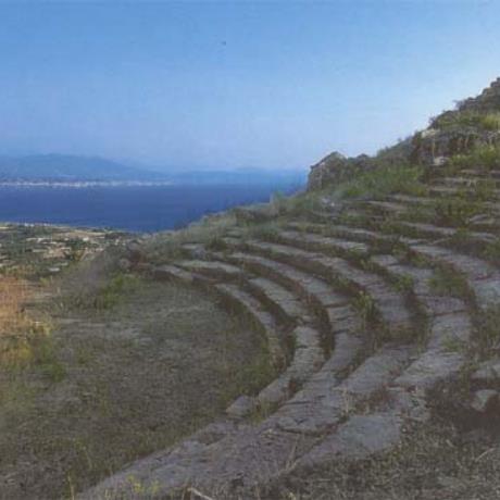 Theater of Makyneia; dated to the late 4th century BC , MAKYNIA (Ancient city) NAFPAKTOS