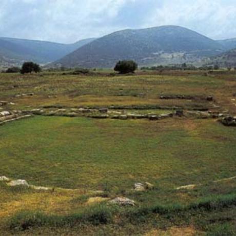 Mantineia ancient theater - The little theater of Mantineia delimits the west side of the agora; its cavea was formed on a man-made fill , MANTINIA (Ancient city) ARCADIA