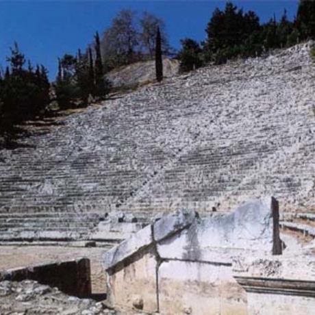 Argos ancient theater, built in the 4th century BC, it held 15,000 spectators on the seats hewn from the rock; there were marble places for honored persons , ARGOS (Ancient city) ARGOLIS