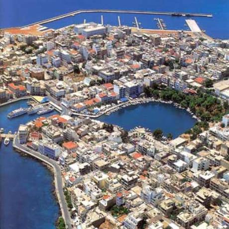 An aerial view of Agios Nikolaos , AGIOS NIKOLAOS (Town) LASSITHI