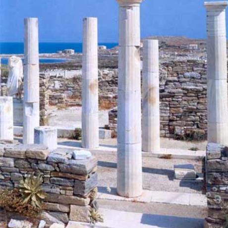 The antiquities on the sacred isle , DELOS (Island) KYKLADES