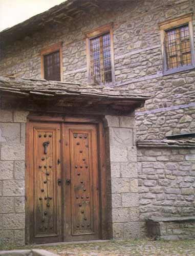 Detail of a house in Metsovo  METSOVO (Small town) IOANNINA