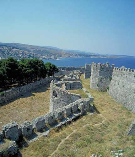 The castle of Mytilene  MYTILINI (Ancient city) LESVOS