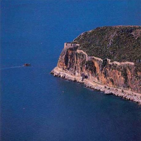 Nafplio, the crag of Acronafplia, natural fortification of the town at the inlet of the sea , AKRONAFPLIA (Peninsula) NAFPLIO
