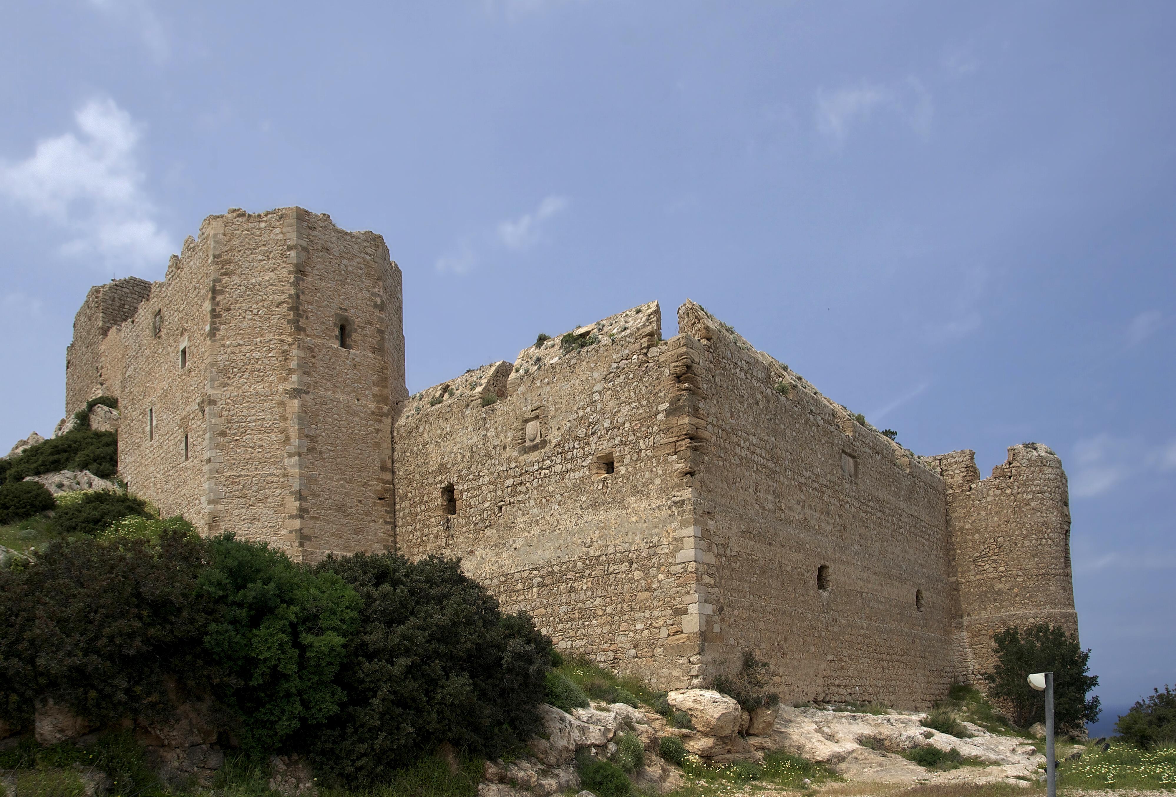 Kastellos, the medieval castle of Kritinia KRITINIA (Village) RHODES