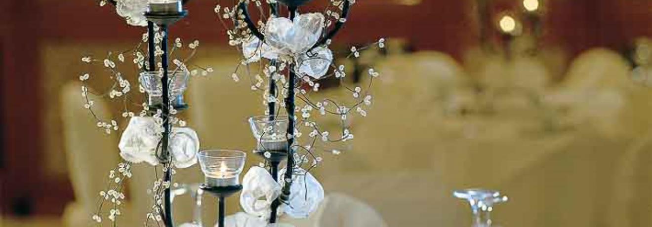Wedding reception decoration