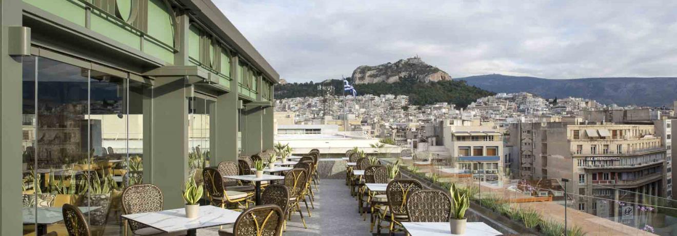 Lycabettus hill view restaurant