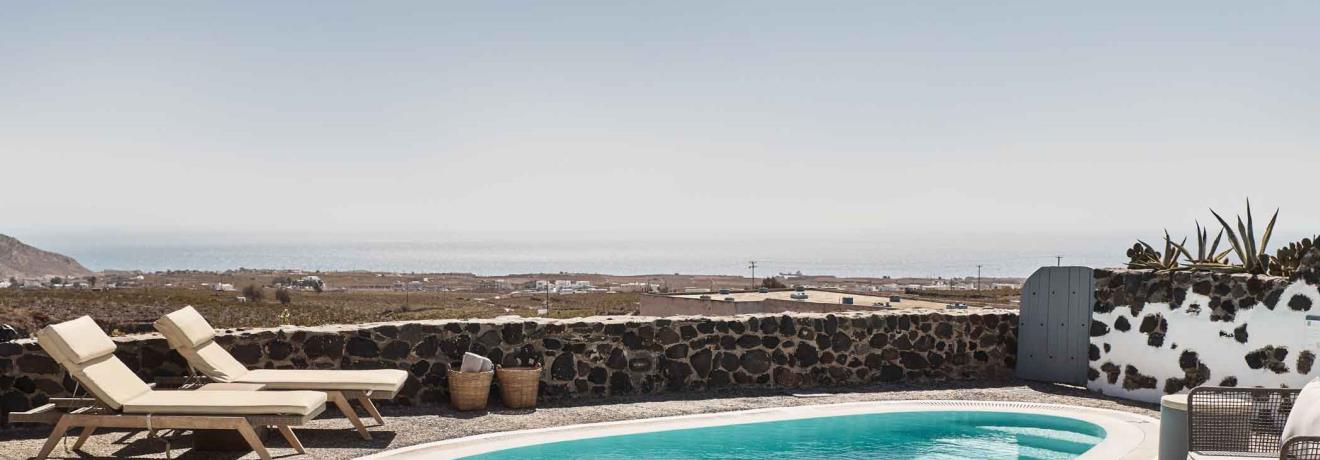Πισίνα Olympian Villa