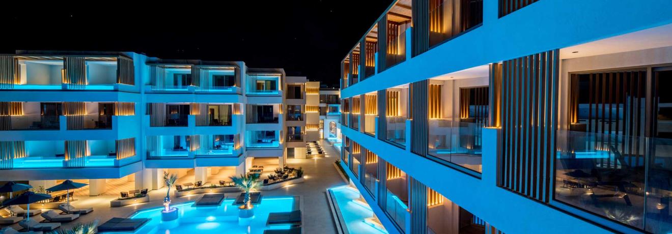Exterior night view