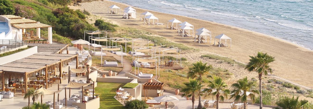 Organized beach