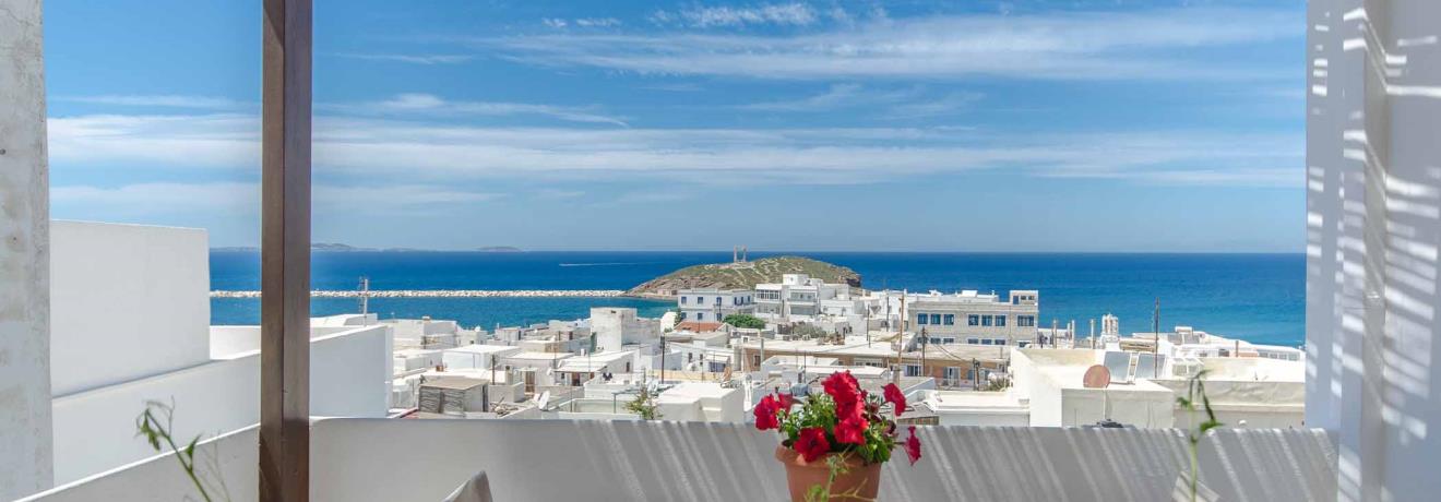Sea view from the balcony
