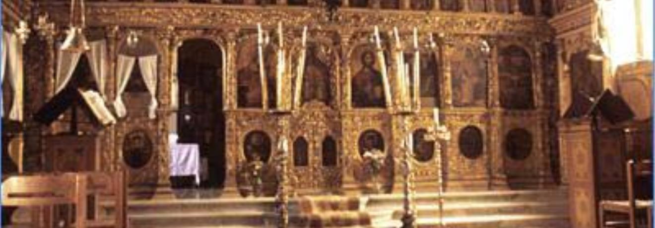 Katholicon (temple) of the monastery, iconostasis
