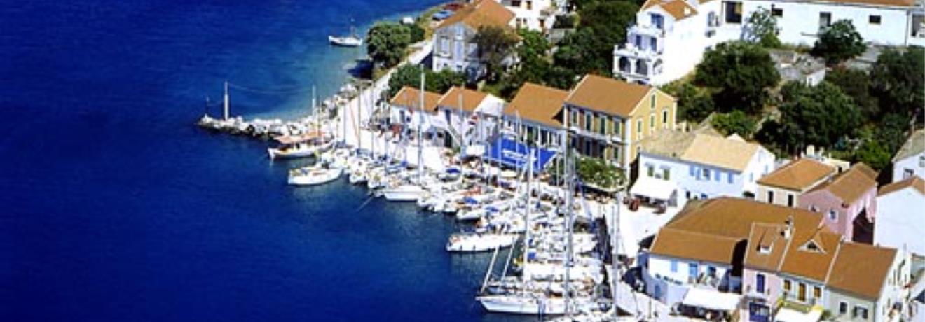 Fiskardo, the most picturesque village of the island, which remained untouched from the destructive earthquake of 1953