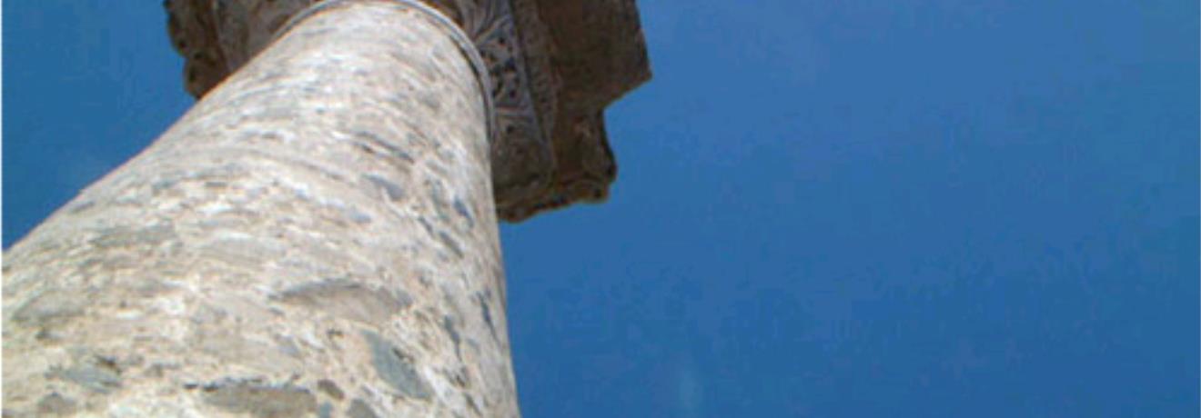 Archaeological site of Philippi - an ancient column