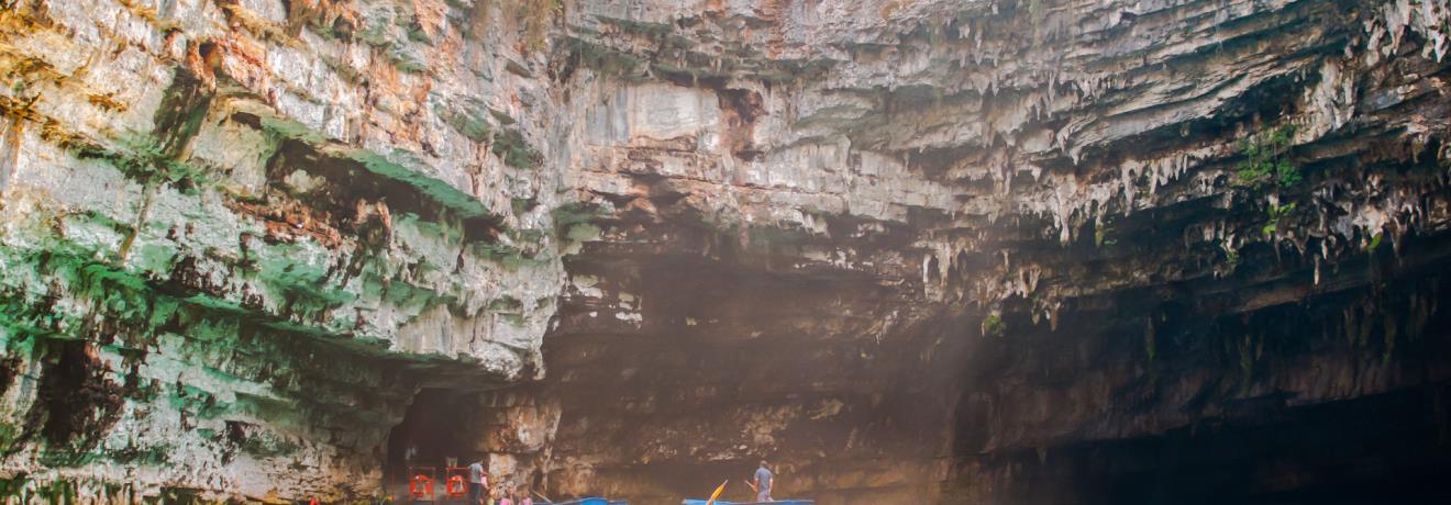 Melissani cave