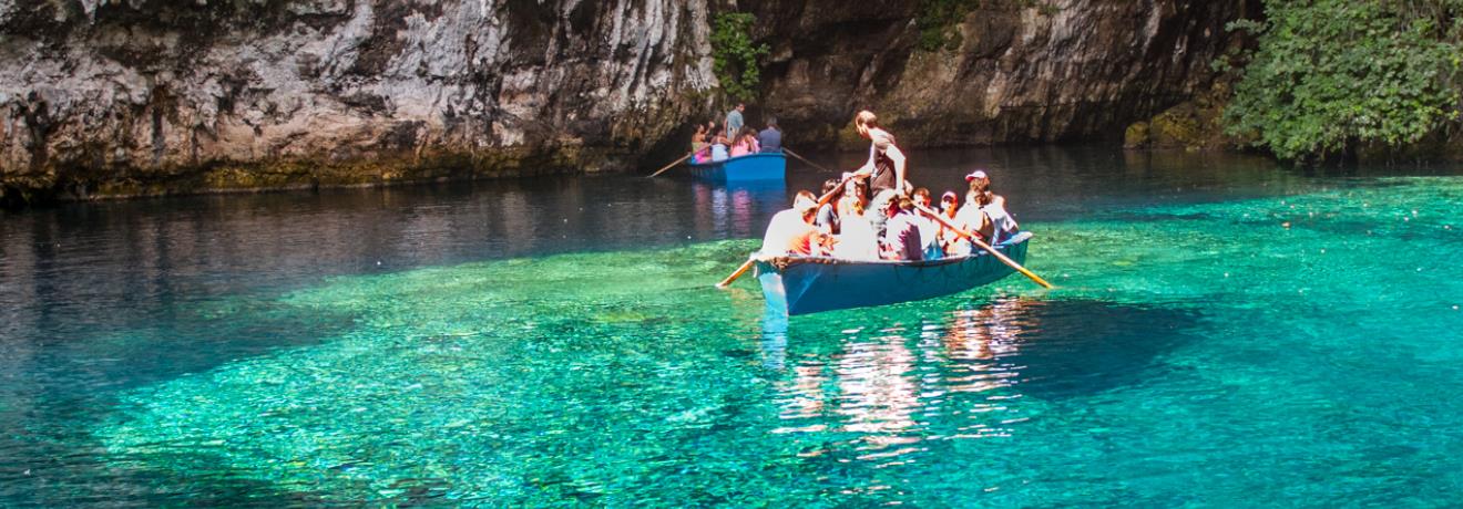 Melissani cave