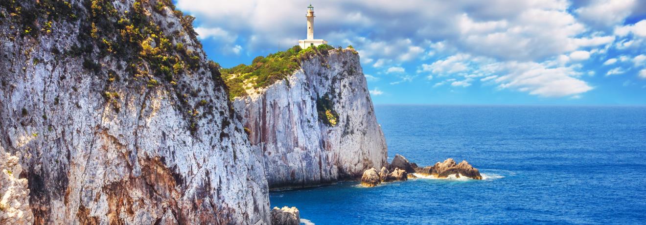 Doukato lighthouse at Lefkatas cape