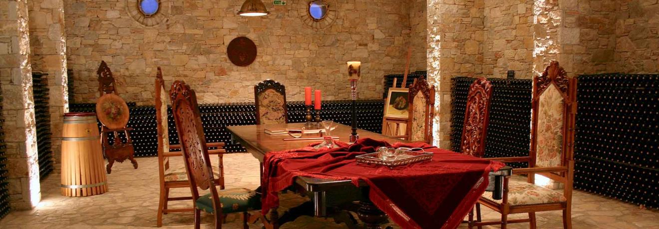 Wine tasting area