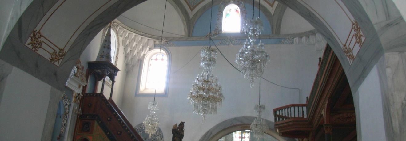 Interior view of the Suleiman mosque, Medieval city of Rhodes