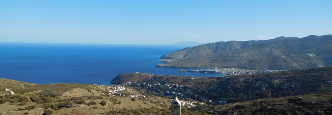 Θέα στην Χώρα της Άνδρου