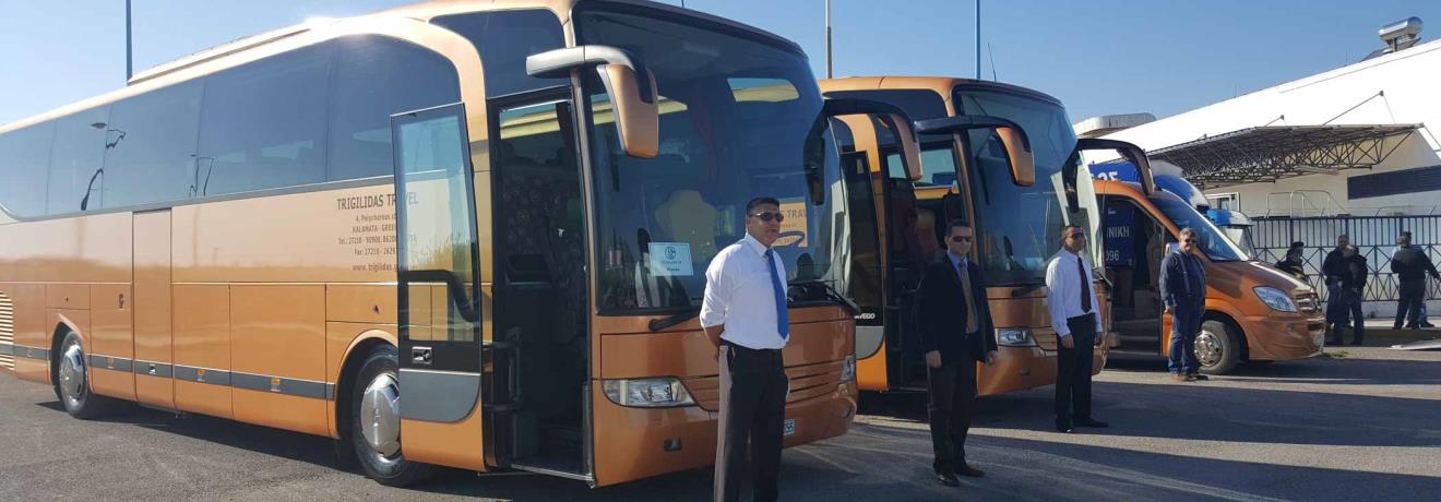 Coach bus fleet