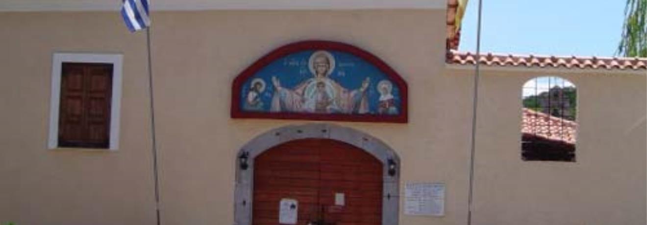 The entrance of the new monastery of St. Ioannis Prodromos