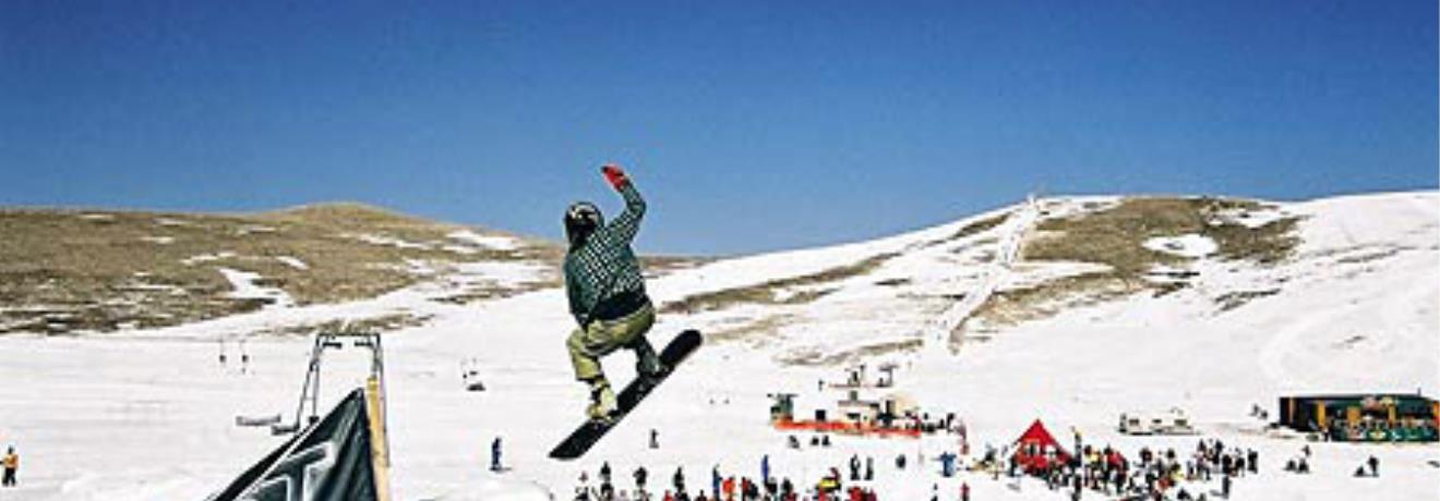 Manoeuvres on a snowboard