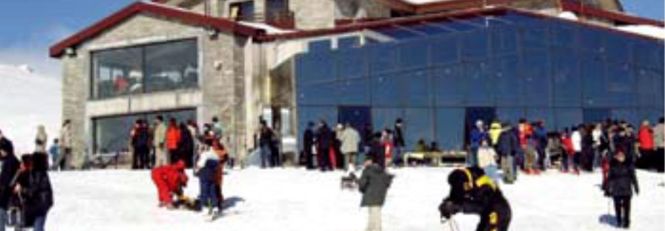 The central building of the ski centre