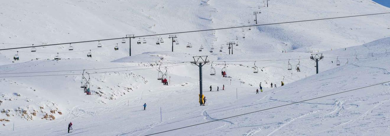 Parnassos ski centre, the lifts